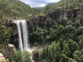 Cascada del Agua llovida Durango Mototour BMW 2017