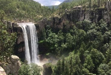 Cascada del Agua llovida Durango Mototour BMW 2017