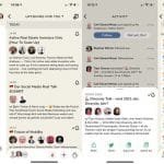 Clubhouse screenshots